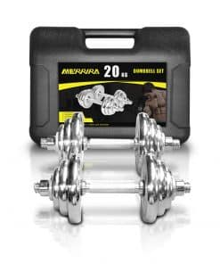 Dumbbell Set 20KG. (Crome)