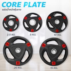แผ่นน้ำหนักหุ้มยาง CORE PLATE