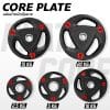 แผ่นน้ำหนักหุ้มยาง CORE PLATE